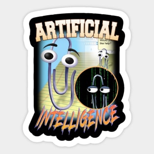 A.I. Artificial Intelligence (Past & Present) Sticker